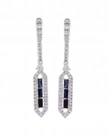 SAPPHIRE DIAMOND DANGLING  (VE426)