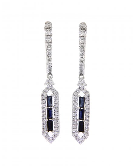 SAPPHIRE DIAMOND DANGLING (VE426)