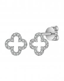 CLOVER STYLE DIAMOND STUDS (VE432)