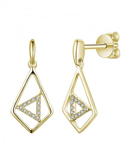 KITE SHAPE DIAMOND DANGLING  (VE434)