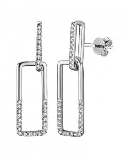 LINK STYLE DIAMOND DANGLING (VE453)
