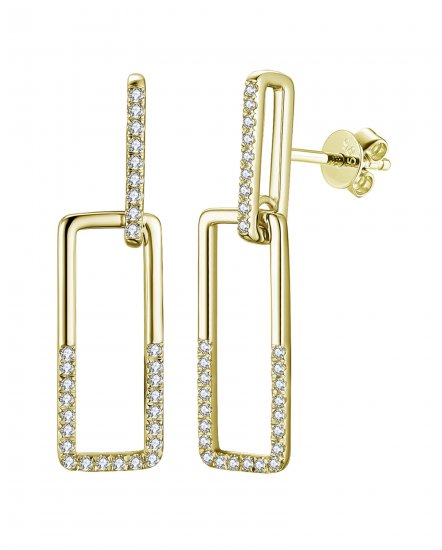 LINK STYLE DIAMOND DANGLING (VE453)