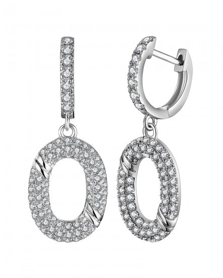 OVAL STYLE DIAMOND DANGLING (VE454)