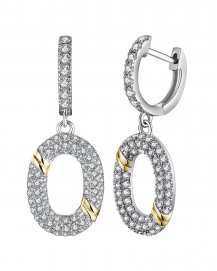 OVAL STYLE DIAMOND DANGLING (VE454)