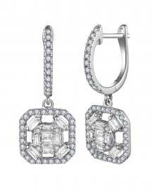 BAGUETTE DIAMOND DANGLING (VE488)