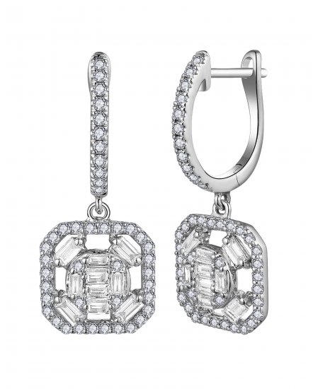 BAGUETTE DIAMOND DANGLING (VE488)