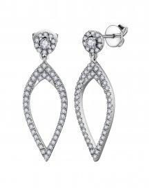 LEAF STYLE DIAMOND DANGLING (VE494)