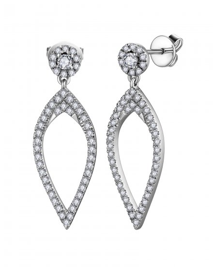 LEAF STYLE DIAMOND DANGLING (VE494)