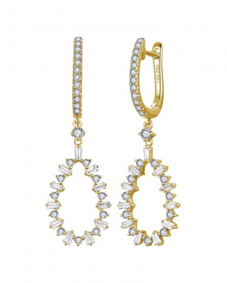 PEAR STYLE DIAMOND DANGLING (VE504)