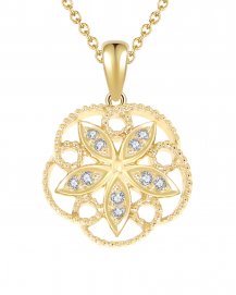 FLORAL STYLE DIAMOND PENDANT (VP397)