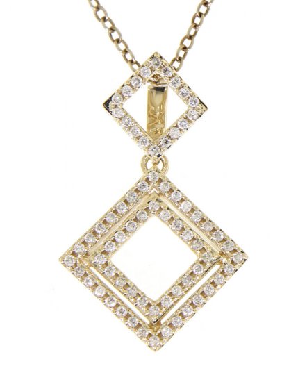 SQUARE DIAMOND PENDANT (VP400)