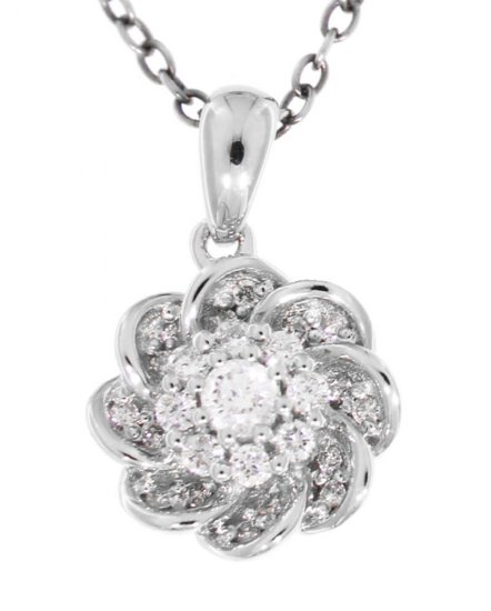 FLORAL STYLE DIAMOND PENDANT (VP408)