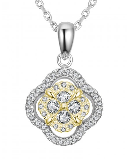 CLOVER STYLE DIAMOND PENDANT (VP411)