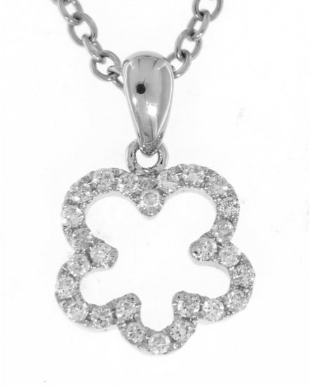 FLORAL STYLE DIAMOND PENDANT (VP414)