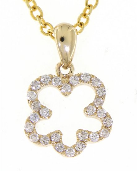 FLORAL STYLE DIAMOND PENDANT (VP414)