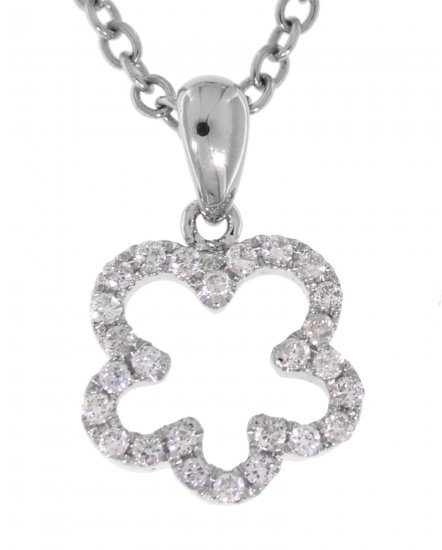 FLORAL STYLE DIAMOND PENDANT (VP414)