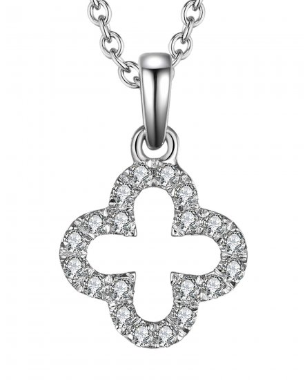 CLOVER STYLE DIAMOND PENDANT (VP432)