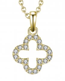 CLOVER STYLE DIAMOND PENDANT (VP432)