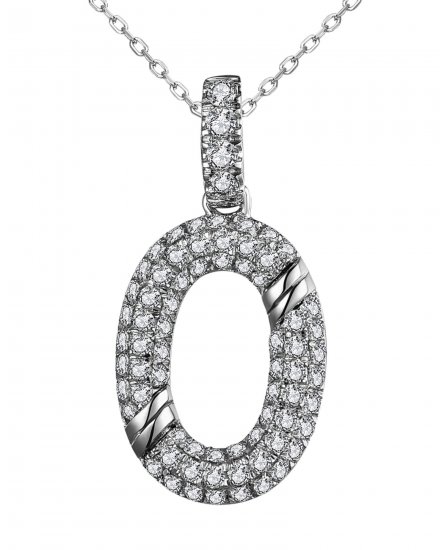 OVAL STYLE DIAMOND PENDANT (VP454)