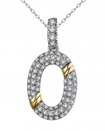 OVAL STYLE DIAMOND PENDANT (VP454)