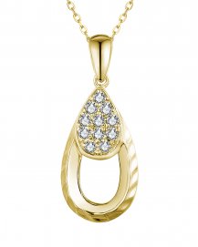 PEAR STYLE DIAMOND PENDANT (VP467)