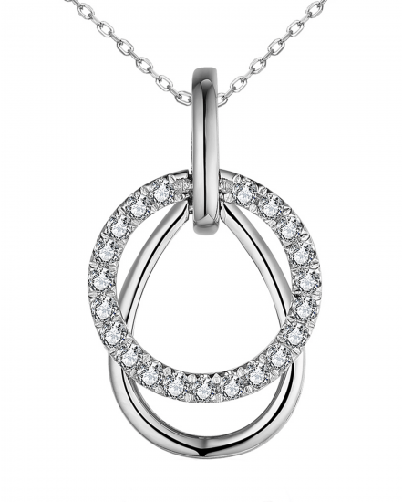 PEAR STYLE DIAMOND PENDANT (VP469)