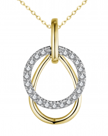 PEAR STYLE DIAMOND PENDANT (VP469)