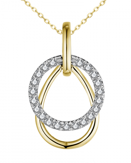 PEAR STYLE DIAMOND PENDANT (VP469)