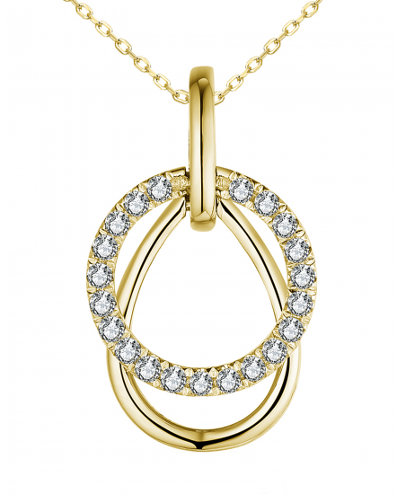 PEAR STYLE DIAMOND PENDANT (VP469)
