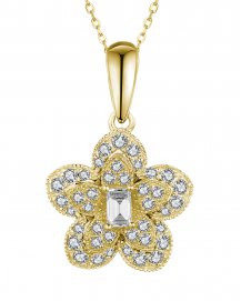 FLORAL STYLE DIAMOND PENDANT (VP470)