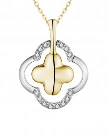 CLOVER STYLE DIAMOND PENDANT (VP472)