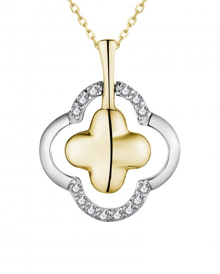 CLOVER STYLE DIAMOND PENDANT (VP472)