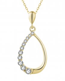 PEAR STYLE DIAMOND PENDANT (VP476)