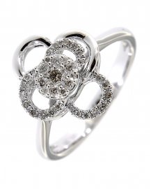 CLOVER STYLE DIAMOND RING (VR355)