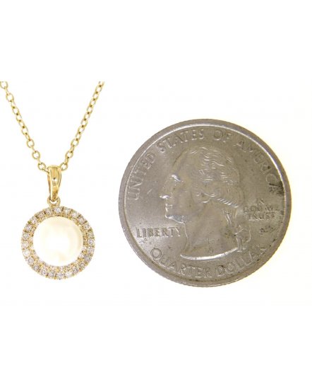 PEARL DIAMOND PENDANT (KP116)