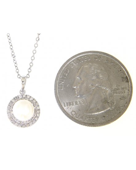 PEARL DIAMOND PENDANT (KP116)