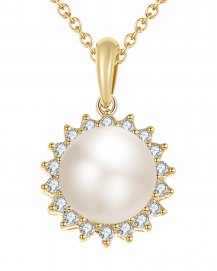 PEARL DIAMOND PENDANT (KP122)