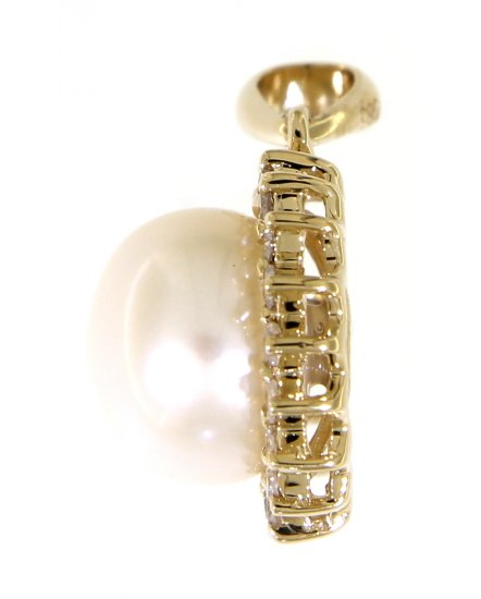 PEARL DIAMOND PENDANT (KP122)