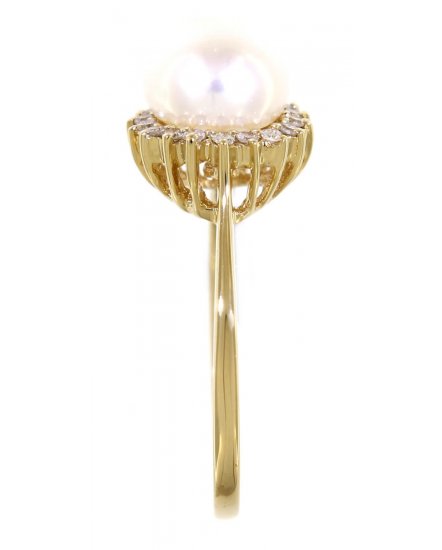 PEARL DIAMOND RING (KR122)