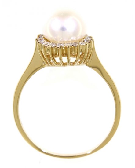 PEARL DIAMOND RING (KR122)