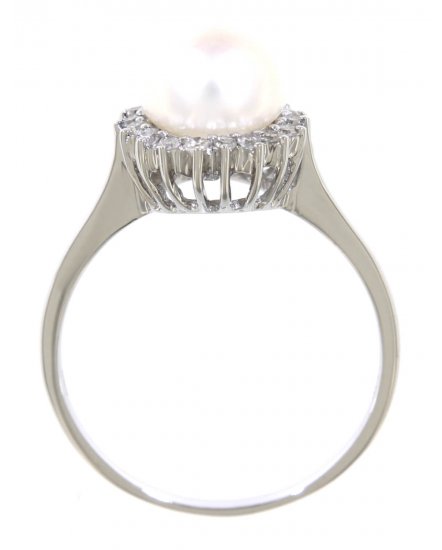 PEARL DIAMOND RING (KR122)