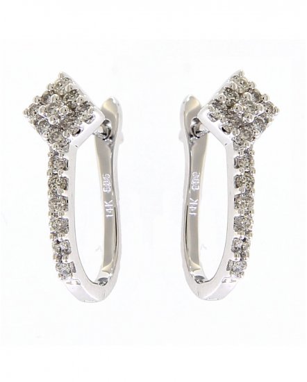  SQUARE DIAMOND HUGGIES (SE412)