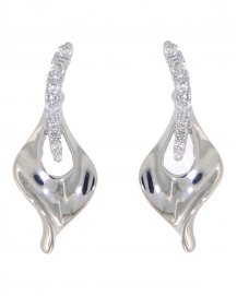 LEAF DIAMOND STUDS (SE487)