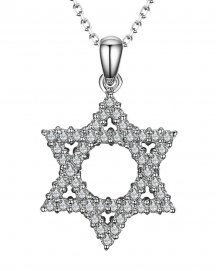 JEWISH STAR DIAMOND PENDANT (SP007)