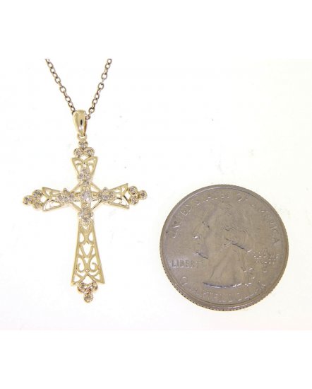 CROSS DIAMOND PENDANT (SP016)