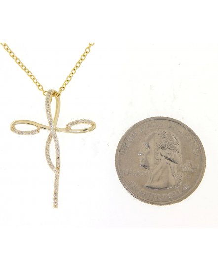 CROSS DIAMOND PENDANT (SP103)