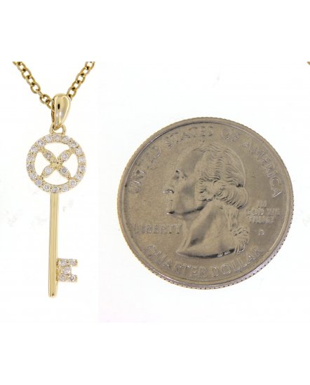 KEY STYLE DIAMOND PENDANT (SP475)