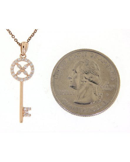 KEY STYLE DIAMOND PENDANT (SP475)