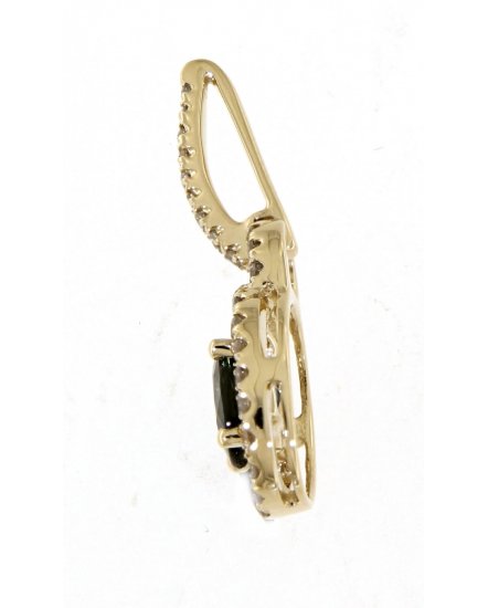 OVAL SAPPHIRE DIAMOND PENDANT (SP510)