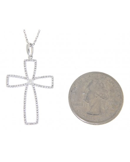 CROSS DIAMOND PENDANT (SP546)